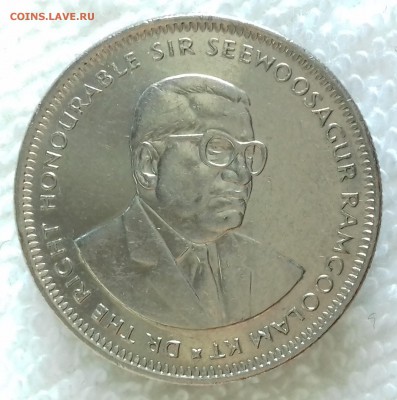 МАВРИКИЙ 1 рупия 2004 до 20 янв. 22-00 мск - МАВРИКИЙ 1 рупия 2002 20170115_160350