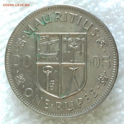МАВРИКИЙ 1 рупия 2005 до 20 янв. 22-00 мск - МАВРИКИЙ 1 рупия 2005 20170115_160448