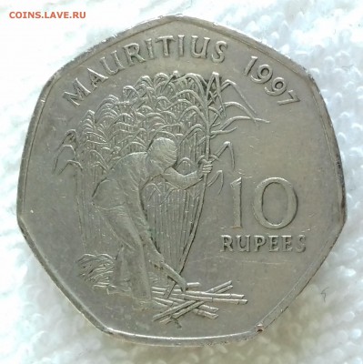 МАВРИКИЙ 10 рупий 1997 до 20 янв. 22-00 мск - МАВРИКИЙ 10 рупий 1997 20170115_160750