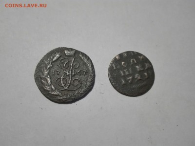 полушки 1767, 1721 - 7