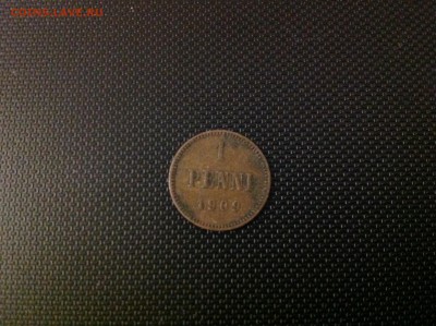 1 пенни Николая II, 1909г - 1909