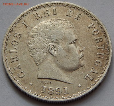 Португалия 500 рейс 1891 Карлос I, до 23.01.17 в 22:00 МСК - 4184.JPG