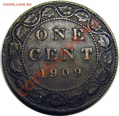 N61 1¢ Канада 1909 F до 23.01 в 22°° - N61 1c Canada 1920 F_2