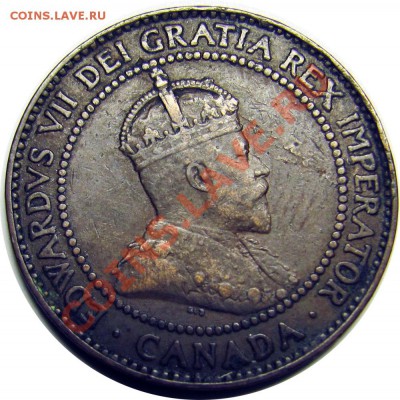 N61 1¢ Канада 1909 F до 23.01 в 22°° - N61 1c Canada 1920 F_1