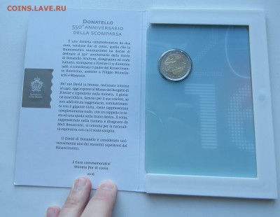 2 евро Сан-Марино 2016 "550 лет со дня смерти Донателло" - IMG_5197.JPG