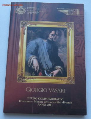 2 евро Сан-Марино 2011 Джорджо Вазари - IMG_5198.JPG