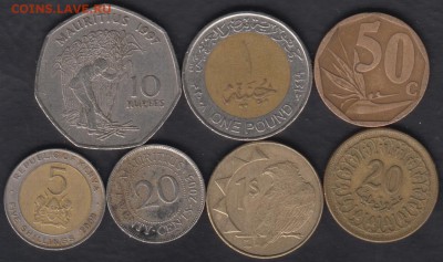 7 монет стран Африки до 18.01.2017 21-00 - 7 монет Африки а
