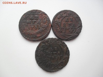 Денга 1731 г. (одна черта), 1731 г. (две черты), 1749. - SAM_9702.JPG