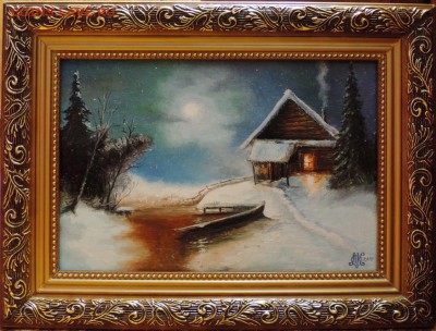 КАРТИНА   "У лесной Заимки" холст,масло. - DSCN4329