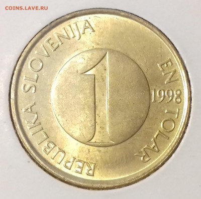 СЛОВЕНИЯ 1 толар 1998 Форели ручьевые до 24 янв. 22-00 мск - СЛОВЕНИЯ 1 толар 1998 20170119_145602