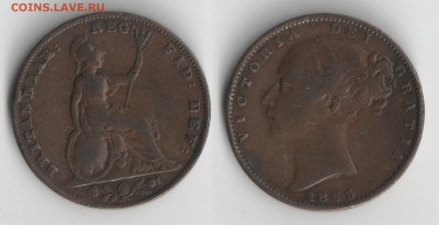 Великобритания фартинг 1853 до 22.01.2017 22-00 МСК - продажа - копия (10)