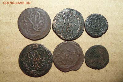 Денга 1759-1772г. 4шт.,полушки 1766,1767г,.До 21.01.2017 г. - 101_4675.JPG