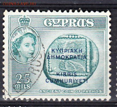 Колонии 1960 Кипр 1м 25м - 315
