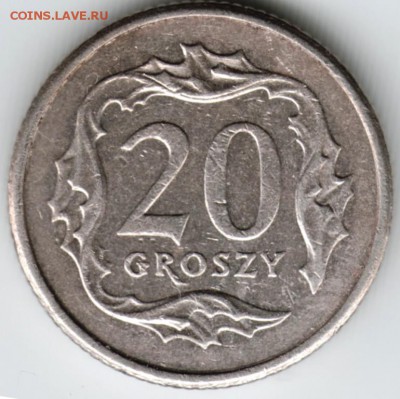 Польша. 20 гроршей 1997 г. до 24.00 26.01.17 г. - Scan-170116-0020