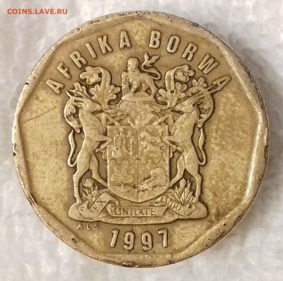 ЮАР 50 центов 1997 Стрелиция до 24 янв. 22-00 мск - ЮАР 50 центов 1997 20170120_164542
