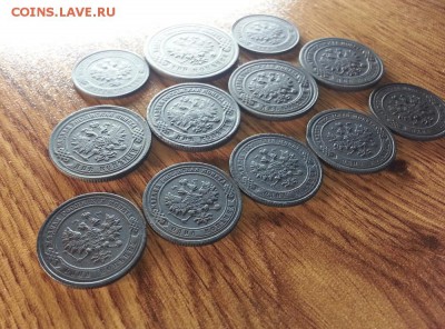 Лот Монет 1869г- 1916г.(12шт.) до 26.01.2017г. 22:30ч, Мск - 20170120_210132