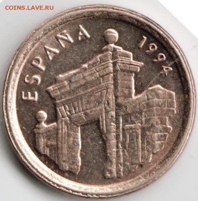 Испания. 5 песет 1994 г до 24.00 26.01.17 г. - Scan-170116-0012
