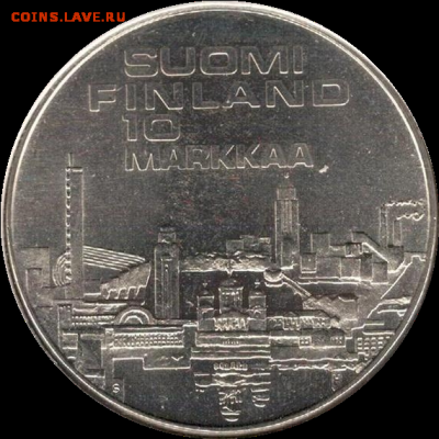 Финляндия 10 марок 1971 ЧЕ по легкой атлетике до 28.01. в 22 - 4373