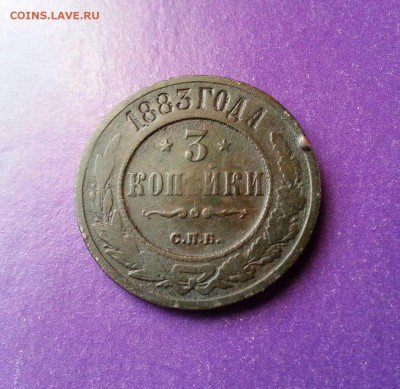 3 копейки 1883 года до 25.01 22.00 МСК - 20170106_120735-1-1