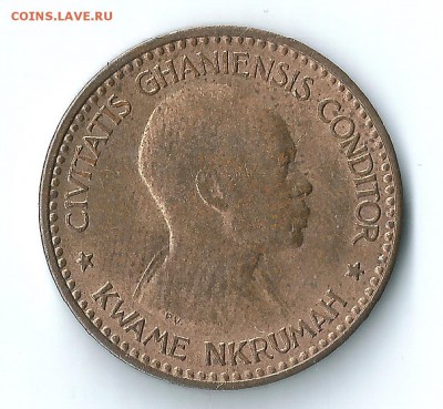 2 пенни 1958 до 25.01.2017 22:00 - Гана-02