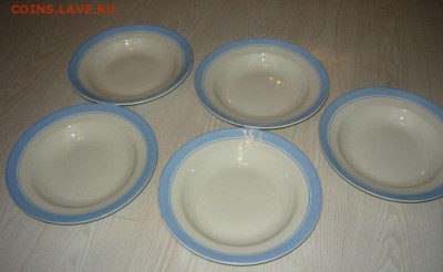 ТАРЕЛКА Глубокая 5 штук одним лотом Номерные фаянс ЗИК Конак - 779.JPG