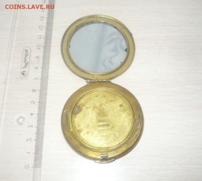 ПУДРЕНИЦА ЛЕНЭМАЛЬЕР ЭМАЛЬ ЛАТУНЬ ВИНТАЖ ЛЕНИНГРАД - 732.JPG