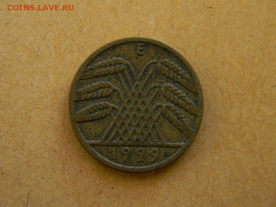 10 рейхспфенниг 1929 г Е - DSCN9937.JPG