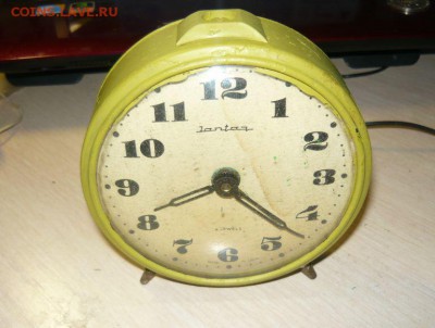 Часы будильник СССР Янтарь 4 камня - 714.JPG