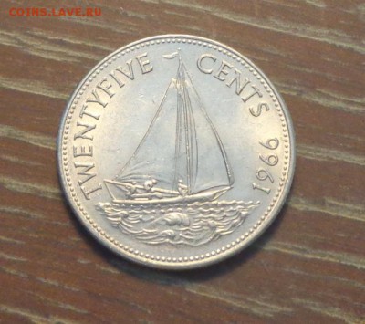 БАГАМСКИЕ о-ва - 25 ц ЯХТА до 29.01, 22.00 - Багамские о-ва 25 ц 1966 парусник_1