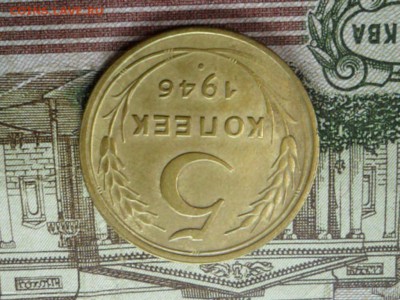 5 коп. 1946 г  (Хорошенькая) ок 29.01.17 в 22.20 по МСК. - SAM_8856