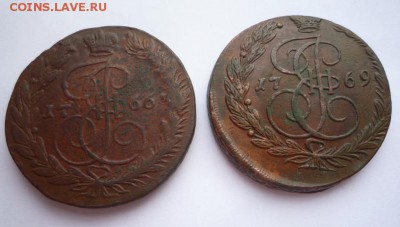 5 копеек 1766,69 гг,ем,до 27.01 - 66,9-1