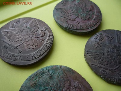 5 копеек 1781,84,85,88гг.ем.,до 27.01 - 04