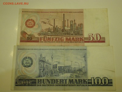 ГДР   -  50 марок 1971  и  100 марок 1975  до 25.01. - IMGP0656.JPG