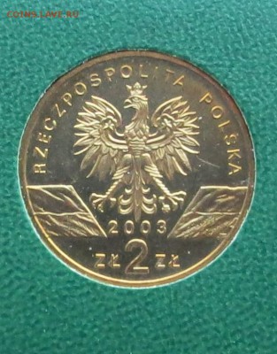 Польша2003 г 2 злотых. Европейский угорь до 27.01.2017 22-0 - уг