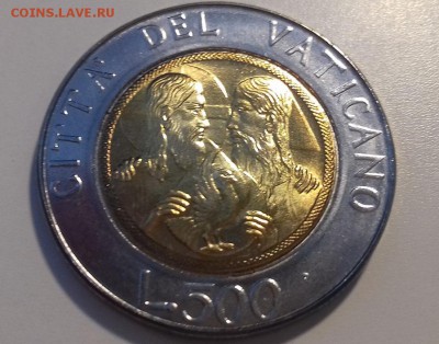 500 лир 1988,Ватикан - 20160611_0756421