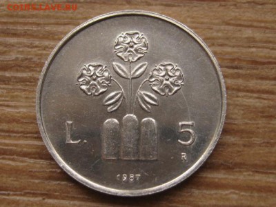Сан Марино 5 лир 1987 до 25.01.17 в 22.00 М - IMG_3031.JPG