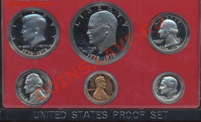 США пруф-сет.1976 г. До 25.01.11 г. 20-00 МСК. - Сша 76.1