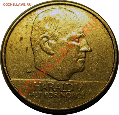 N66 Норвегия 10 крон 1996 до 25.01 в 22°° - N66 Norge 10kr 1996_1