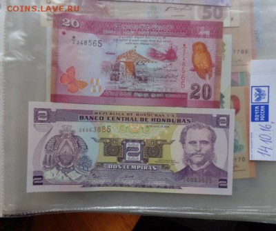 Цейлон 20,Гондурас 2   2 шт  UNC  до 26.1  в 21-15 мск - DSC05588.JPG