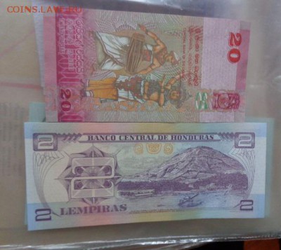 Цейлон 20,Гондурас 2   2 шт  UNC  до 26.1  в 21-15 мск - DSC05590.JPG