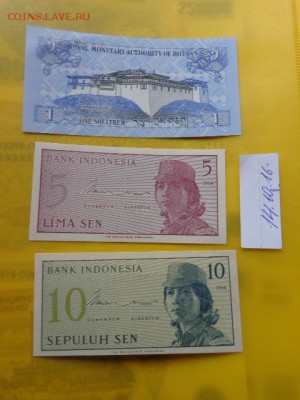 Индонезия 5-10,Бутан 1  UNC до 30.1 в 21-15 мск - DSC05524.JPG