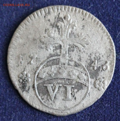 С 1 руб. Брауншвейг- Вольфенбюттель 6 пфен. 1746г.  до 30.1 - IMG_4257.JPG