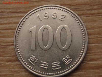 с 1 руб. Корея 100 вон 1992 до 27.01.17 в 22.00 М - IMG_3225.JPG
