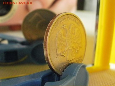 5 рублей 1998 года СПМД Брак! Поворот на 45° до 28.01. - P3070190.JPG