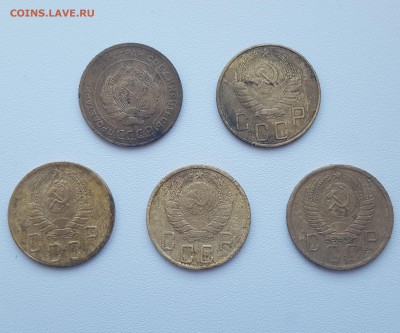 5 копеек 1930,37,40,45,55 до 28.01.2017 - пятачки1