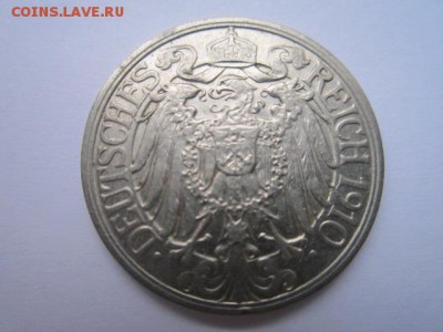Германия 25 пфеннигов 1910 А до 31.01.2017 в 22:30 - IMG_2208.JPG