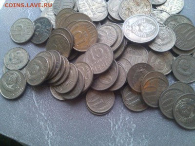 Кучка поздних монет СССР 110шт (10,15,20к) С 1 р - vMXK_ds2fg8