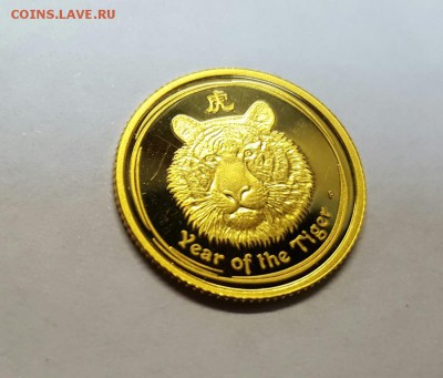 Австралия 15 долларов 2010г. Год тигра до 1.02 - 20170127_104728