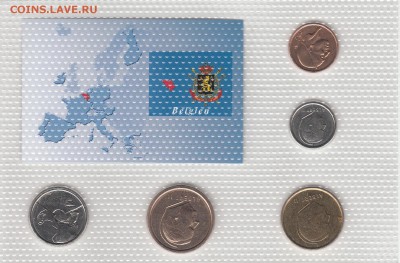 Набор Бельгия. 5 монет. Запайка. До 1.02 22-00 - БЕЛЬГИЯ - Б