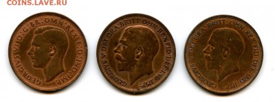 АНГЛИЯ 1 Пенни 1917г 1929г.1945г.   22.00 мск - img029